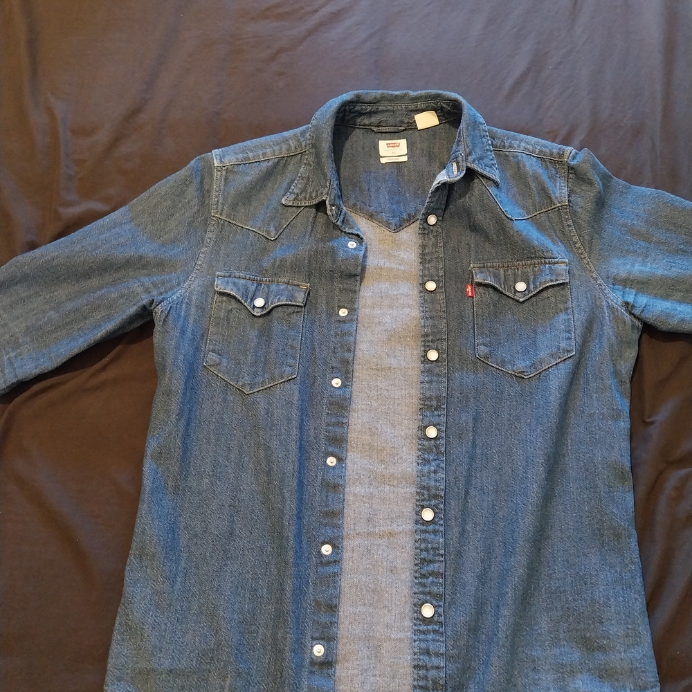 Levi's Denim Button-Up Shirt
